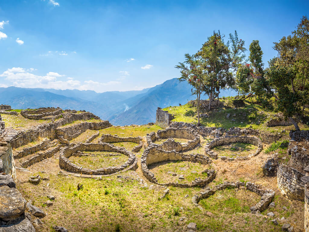 Ruines de la citadelle Kuélap au Pérou
