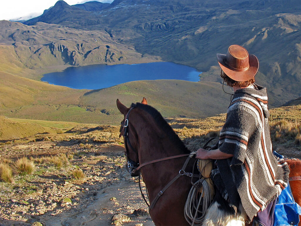 Les volcans équatoriens à cheval