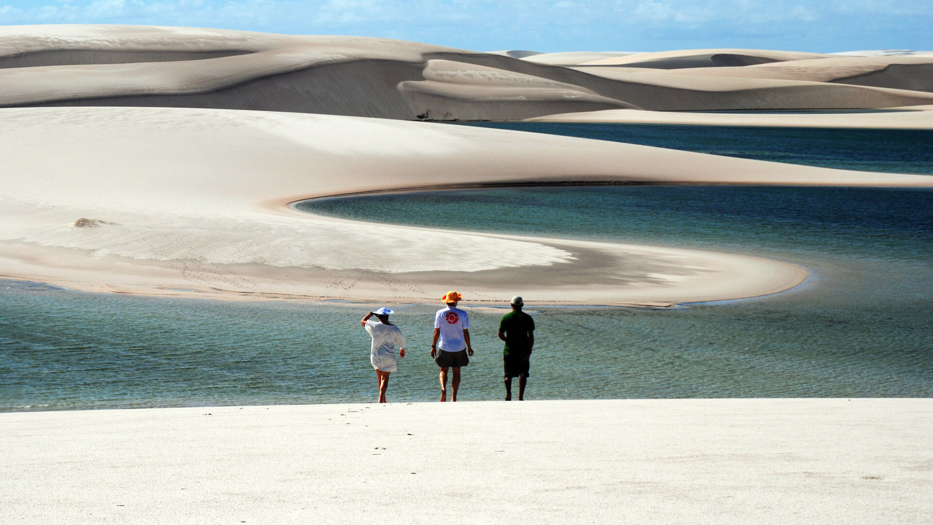 Les dunes de Lençóis Maranhenses au Brésil
