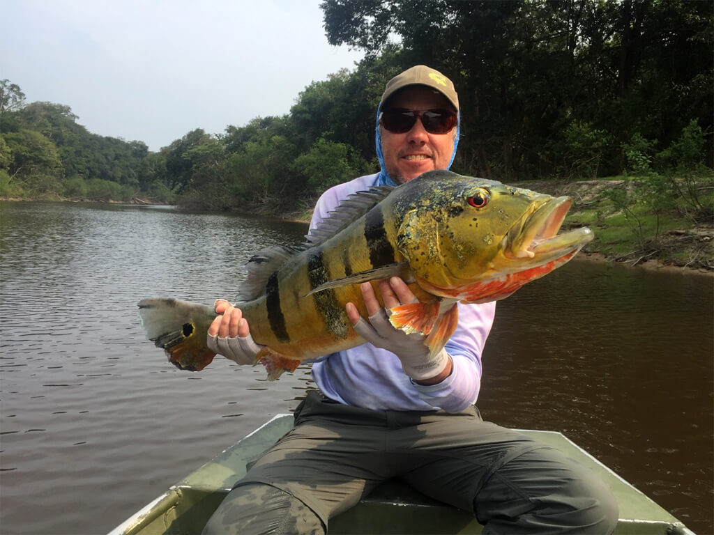 Pêche sportive du Tucunaré en Équateur